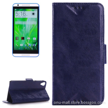 China supplier Leather Wallet flip cover case for htc desire 820
